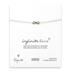 【送料無料】ブレスレット　アクセサリ—　ブレスレットdogeared small oxidized silver infinite love infinity bracelet