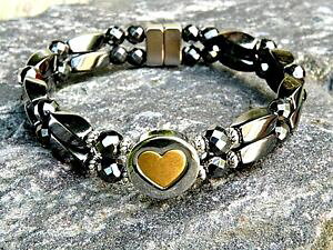 yzuXbg@ANZT?@w}^Cg\tBAXC_[uXbgmens womens magnetic hematite lia sophia love nest slider bracelet anklet 2 row