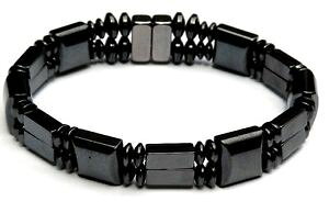 �y���������z�u���X���b�g�@�A�N�Z�T��?�@�w�}�^�C�g�u���X���b�g�����Y�E�B�����Y100 magnetic hematite bracelet anklet mens womens 2 row strong pain relief