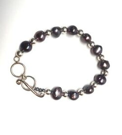 【送料無料】ブレスレット　アクセサリ—　パールスターリングシルバービーズトグルブレスレットsilpada freshwater pearl and sterling silver bead toggle bracelet