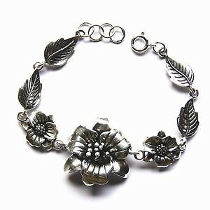yzuXbg@ANZT?@bracelets thai flower 925 sterlinglength75bracelets thai flower 925 sterling silver length 75 inch