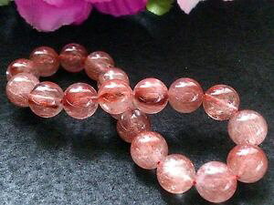 yzuXbg@ANZT?@`EhuXbg105mm rare 4a natural red golden rutilated quartz round bracelet gift bl2794