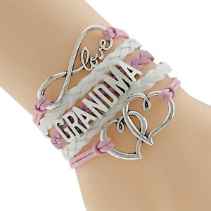 �y���������z�u���X���b�g�@�A�N�Z�T��?�@�f���[�_�[���[�xas de34430 mit weibem leder braid schnur silber unendlichkeit liebe zink legier