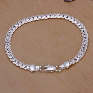 yzuXbg@ANZT?@v[NuXbg[hAWFguXbg^as fr37157 plaque 925 bracelet bijoux mode chaine 5 mm argent bracelets metal l