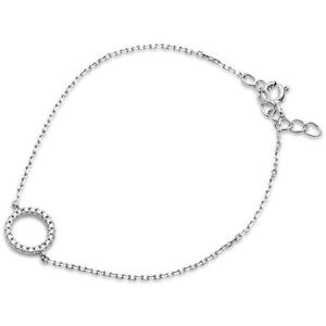 �y���������z�u���X���b�g�@�A�N�Z�T��?�@ocz 925�X�^�[�����Odainty fashion o circle round bracelet round cz 925 sterling silver choose color