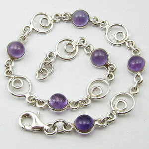 yzuXbg@ANZT?@X^[OVo[EhAWXguXbg925 sterling silver round amethyst bracelet 86 from silverstarjewel