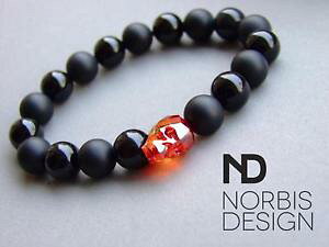 yzC^A@uXbg@YIjLXXJXtXL[C`uXbgmens onice matt 10mm teschio braccialetto con cristalli swarovski 69 pollici con elastico