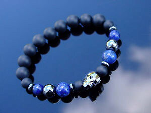 yzC^A@uXbg@YsXIjLXuXbgVo[XtXL[XJmens lapis onyx 10 mm gemstone bracciale con swarovski in argento teschio 69 in
