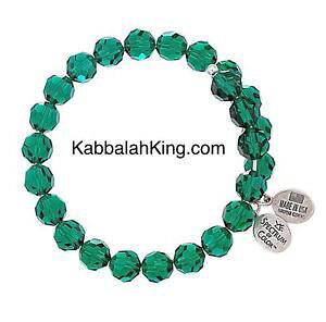 yzC^A@uXbg@GhO[NX^CbvJtwind amp; fire 8mm verde smeraldo cristallo wrap filo accatastabile bracciale