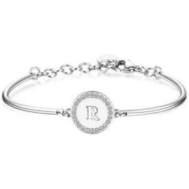 【送料無料】イタリアン　ブレスレット　チャクラペンダントカフbracciale da donna ragazza brosway chakra con ciondolo lettera iniziale nome r