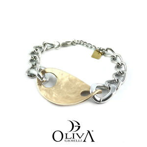 �y���������z�C�^���A���@�u���X���b�g�@�J�t�t�@�b�V�����X�`�[��bracciale donna alessia fashion acciaio braf18