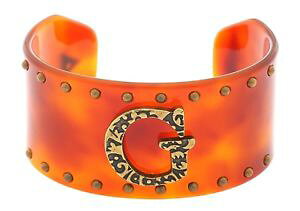 �y���������z�C�^���A���@�u���X���b�g�@�v���X�`�b�N�N���Aguess donna schiava in plastica marrone chiaro ufb70710