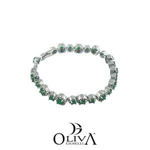 �y���������z�C�^���A���@�u���X���b�g�@�J�t�e�j�X�X�`�[��bracciale donna tennis zirconi alessia fashion acciaio braf05