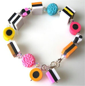 yzC^A@uXbg@nhChoZbguXbgXtXL[{bNXhandmade bertie basset liquirizia allsorts bracciale swarovski nella casella bellissimo