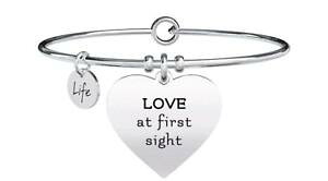�y���������z�C�^���A���@�u���X���b�g�@�u���X���b�gkidult bracciali acciaio cuore amore a prima vista 731267
