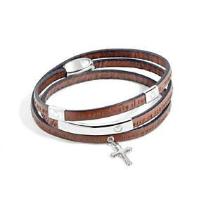 yzC^A@uXbg@ZN^[IXuXbgNXsector braccialetto maschile love sado08 cuoio marrone padre nostro croce nuovo