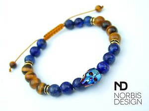 yzC^A@uXbg@YsXLbcACXJXtXL[C`uXbgmens lapistigri occhio teschio braccialetto con cristalli swarovski 69 pollici con elastico