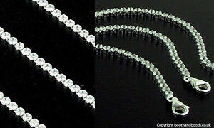 yzC^A@uXbg@X^[OVo[ejXuXbgzCgbianco con zirconi e argento sterling bracciale tennis