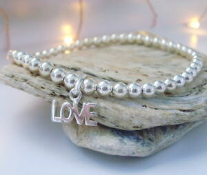 yzC^A@uXbg@X^[OVo[{[uXbguXbgr[Ysterling silver charm sfere bracciale, braccialetto di perline, amore charm, regalo per le don