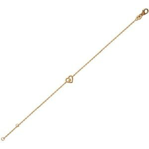�y���������z�C�^���A���@�u���X���b�g�@�u���X���b�g�N�[��bracelet plaqu or chaine maille fort 08mm coeur 8mm