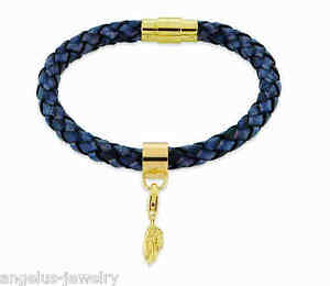 �y���������z�C�^���A���@�u���X���b�g�@�y���r���e�[�W�X�g���b�v�S�[���halraune, cinturino in pell juno , vintage pacific 19cm, 925er dorato