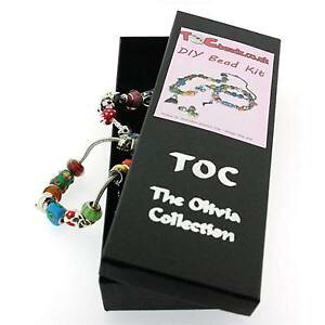 �y���������z�C�^���A���@�u���X���b�g�@�l�b�N���X�r�[�Y�J�t�L�b�g�Z�b�gtoc beadz diy fai da te collana di perline e bracciale kit set regalo