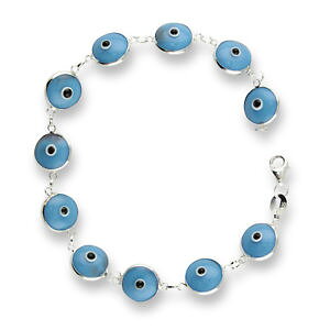 �y���������z�C�^���A���@�u���X���b�g�@�o�b�`�J�tlotto allingrosso argento sterling 925 malocchio blu turchese 10mm bracciale