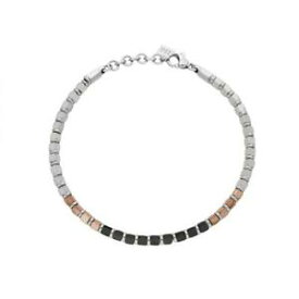 【送料無料】イタリアン　ブレスレット　ブレスレットヘマタイトスチールブラックbracciale uomo morellato ematite saht05 acciaio ros nero