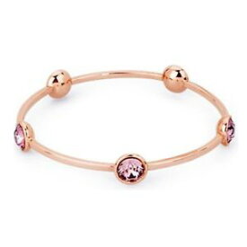 【送料無料】イタリアン　ブレスレット　カフスチールピンクピンクbracciale donna brosway btring btn28 in acciaio pvd rosato e cristalli rosa