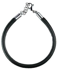 【送料無料】イタリアン ブレスレット スチールペンダントベーリングカフbering bracciale per ciondoli in pelle e acciaio 611861x6