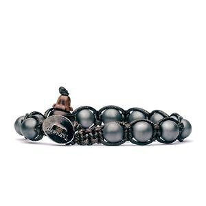 �y���������z�C�^���A���@�u���X���b�g�@�J�t�`�x�b�g�w�}�^�C�g�T�e��tamashii bracciale tibet etno anima monaci buddhisti ematite satinata