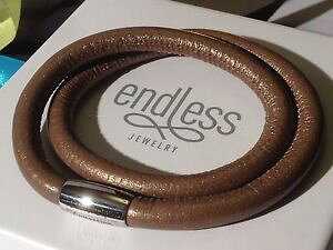 【送料無料】イタリアン ブレスレット ジュエリーシルバーブロンズブレスレットダブルワイヤーバックルendless jewelry j lo bronzo bracciale doppio filo fibbia in argento 38cm rrp 55