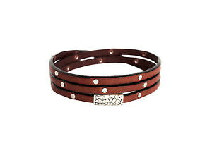 【送料無料】イタリアン ブレスレット ブレスレットカフthe chesterfield bracciale da donna pelle c05250501175 jannis bracciale in pelle marrone s