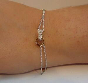 yzC^A@uXbg@CG[zCgS[hVo[X^[OJtANZg18k bicolore giallobianco oro sopra argento sterling 925 bracciale w accenti
