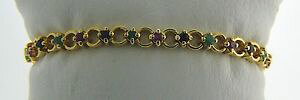yzC^A@uXbg@O\bhVo[TCYuXbg145 grammi placcato oro giallo argento massiccio taglia 7 14 bracciale j60