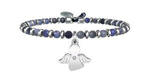 �y���������z�C�^���A���@�u���X���b�g�@�u���X���b�g�X�`�[���X�s���`���A���e�B�A���W�F��kidult bracciali acciaio sodalite spirituality angelo protezione 731433