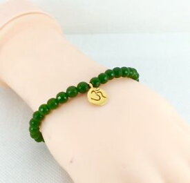 【送料無料】イタリアン　ブレスレット　クラシックヒスイストレッチブレスレット￥sat classic jade om stretch bracciale, prezzo consigliato 45