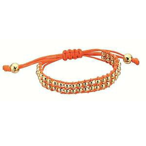 yzC^A@uXbg@IWXgbvr[YuXbgfiorelli arancione cordino con color oro perline bracciale