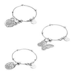 �y���������z�C�^���A���@�u���X���b�g�@�X�`�[���J�t�K�C�A�y���_���g�l�b�N���Xbracciale catenina donna sagapo gaia in acciaio 316l con ciondolo pendente