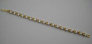 yzC^A@uXbg@ejXuXbgS[hzCgXtXL[NX^bracciale tennisdoratocon swarovski bianchicristalli 18 cmnuovo