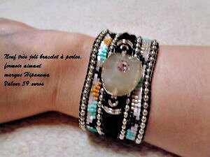 yzC^A@uXbg@ktuXbg[J[neuf et authentique beau bracelet perles marque hipanema valeur 59 euros