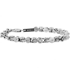 �y���������z�C�^���A���@�u���X���b�g�@�u���X���b�g�X�`�[���M�Abreil bracciale uomo acciaio lucido gear tj2255