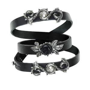 yzC^A@uXbg@SVbNs[^[XtXL[U[bvuXbg[Yalchemy gothic rose della perfezione peltro swarovski in pelle braccialetto wrap