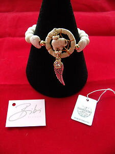 yzC^A@uXbg@rrr[Y{[uXbgxbibi bijoux perline a sfera acchiappasogni braccialetto stretchnuovissimo con etichetta