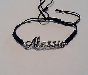 �y���������z�C�^���A���@�u���X���b�g�@�u���X���b�gbracciale con nome alessia