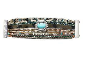 �y���������z�C�^���A���@�u���X���b�g�@�u���X���b�g�k�tbracelet bresilien *hipanema* green peace taille m 18 cm neuf
