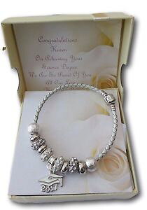 yzC^A@uXbg@uXbgXChv[ghXbracciale laurea giorno regalo charm cappello abito da scorrimento in pelle bianco 2018