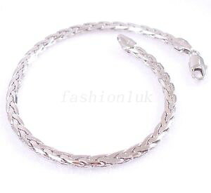 yzC^A@uXbg@t@bVXl[NuXbg`F[fashion placcato in oro bianco 1uk snake bracciale catena