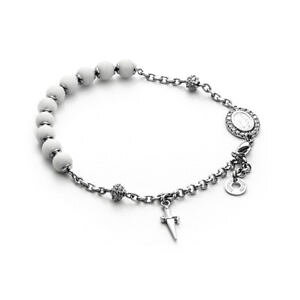 �y���������z�C�^���A���@�u���X���b�g�@�V���o�[�J�t�`�F�X�`�[���}�h���ibracciale cesare paciotti in argento 925 e acciaio madonna miracolosa jpbr1323b