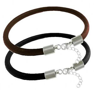 yzC^A@uXbg@XgbvEhvero cinturino in pelle tondo 5mm a scelta lunghezza ab 14cm pelle di bufalo